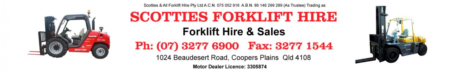 Scotties Forklift Hire